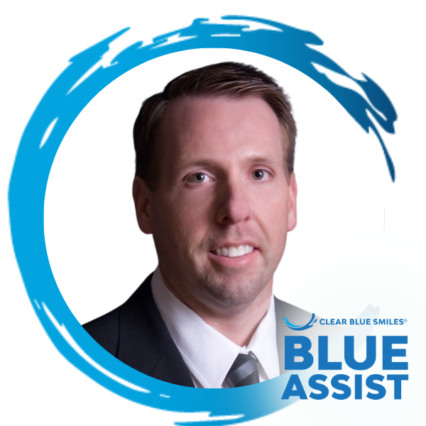 Dr. Brian Gaudreault is one of the Blue Assist mentors, a program designed by Clear Blue Smiles.